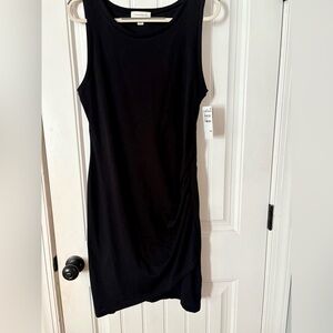 Elegant Black Sleeveless Mini Dress